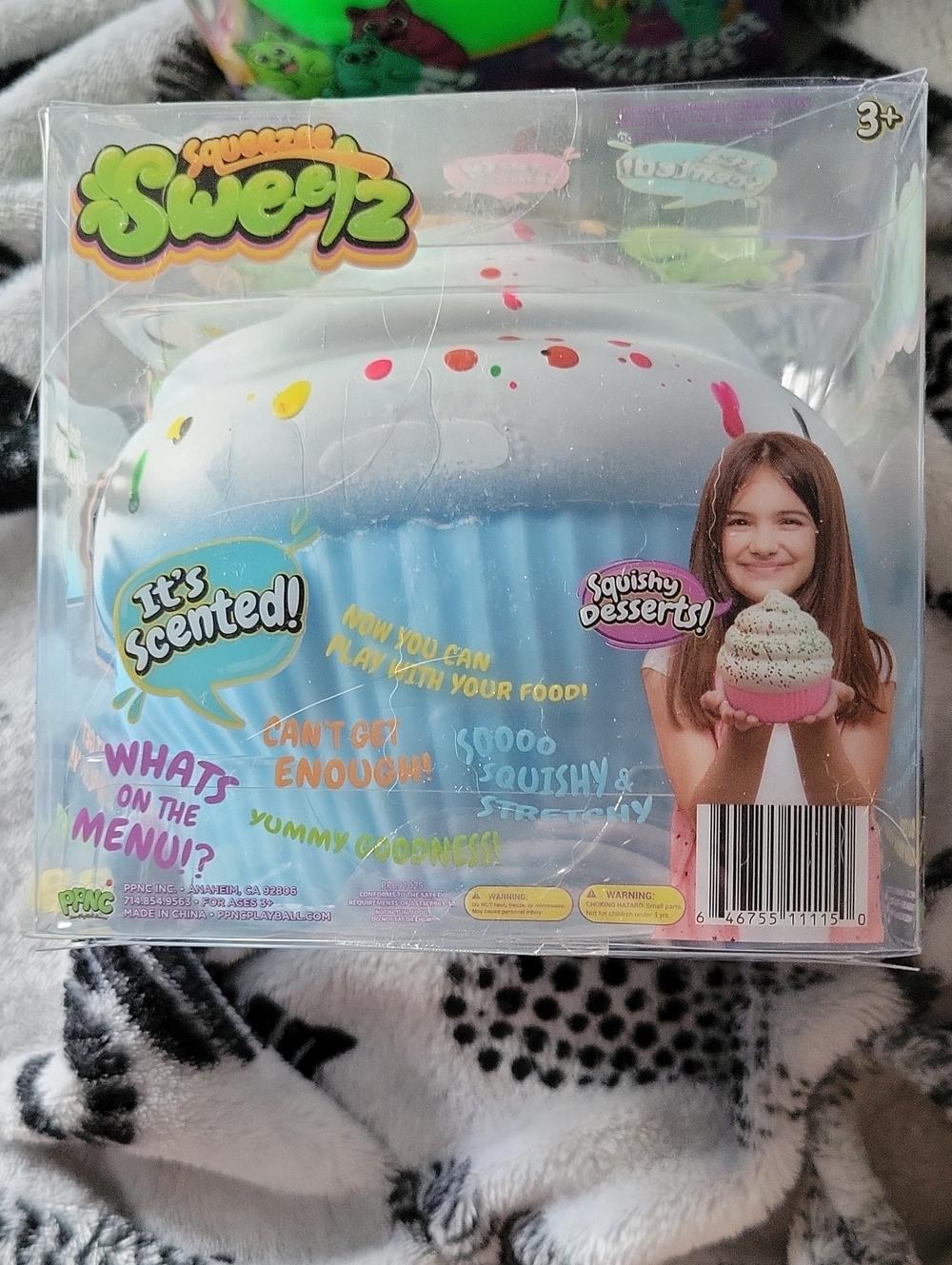 Blue Cupcake Squishy Toy — Scented Kids Toy